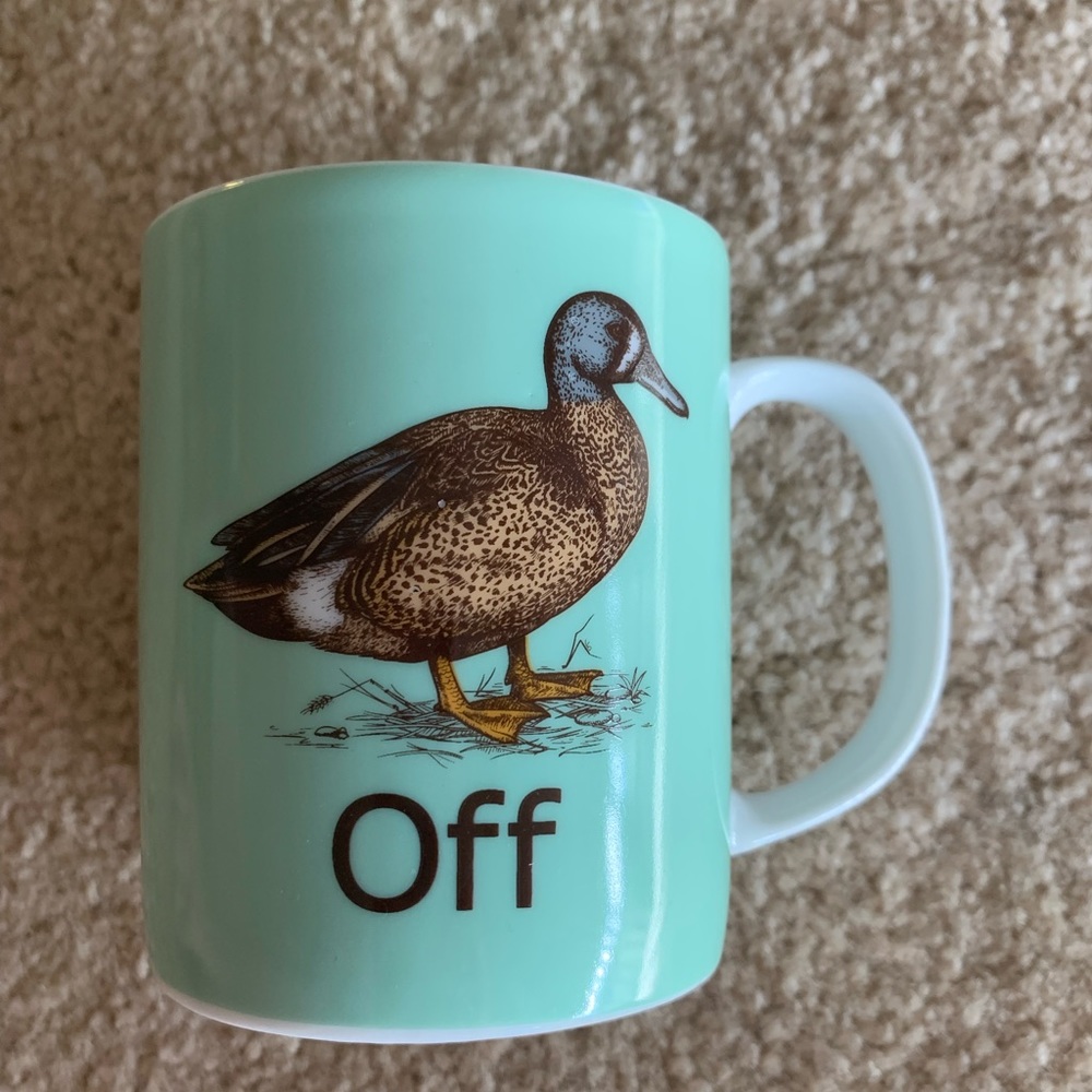 NWOT “Duck off” mug 😂